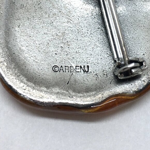 Halloween Pumpkin Brooch Jack O'Lantern Pin Halloween Trick or Treat Jewelry - Picture 5 of 8